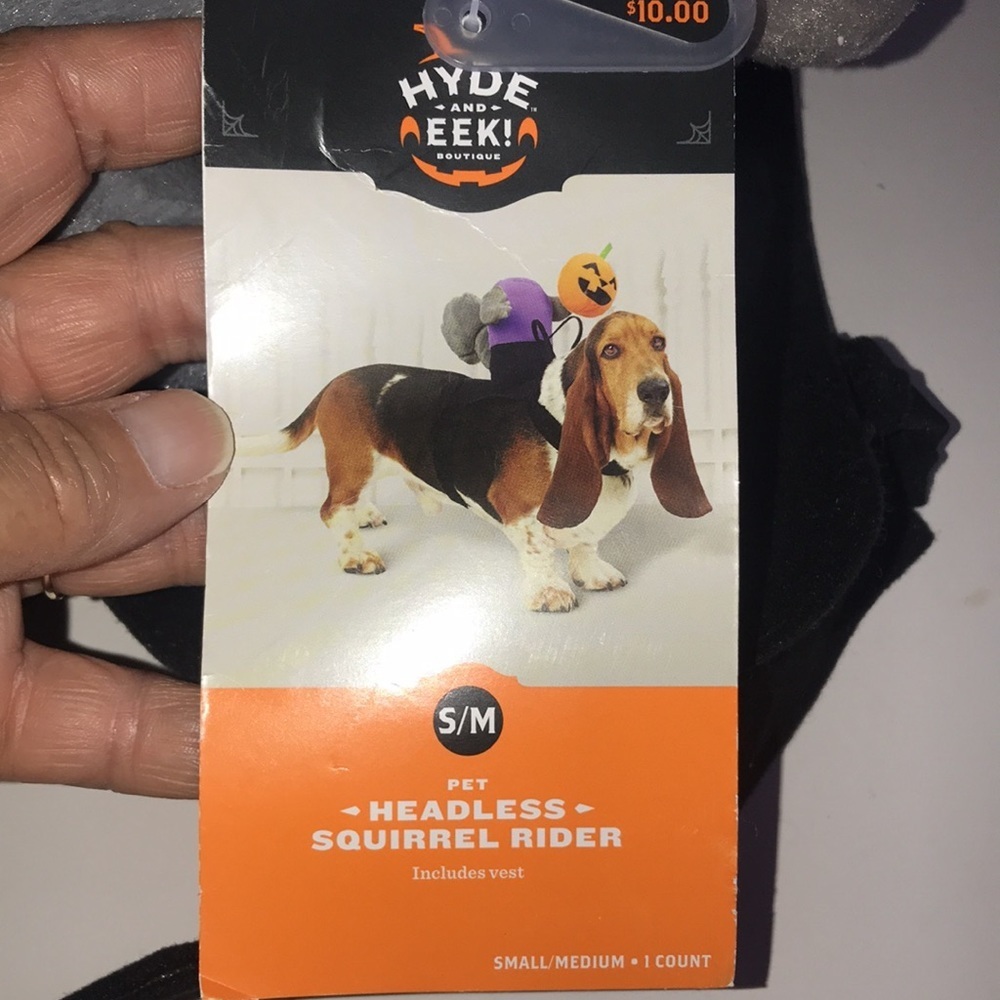 NWT Headless Squirrel Pet Costume